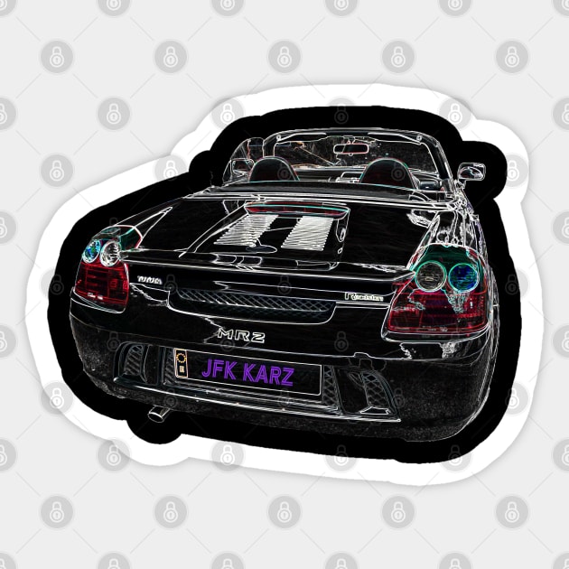 Toyota MR2 Roadster Rear Sticker by JFK KARZ